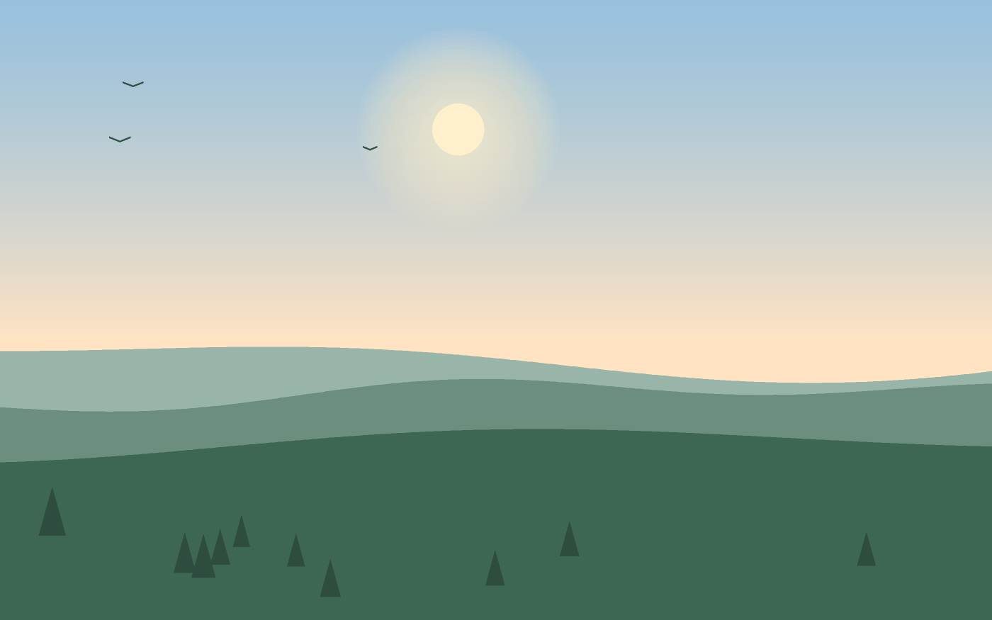 Landschaftsillustration