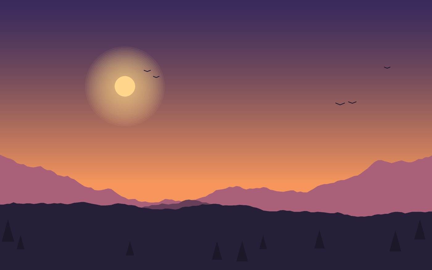 Landschaftsillustration