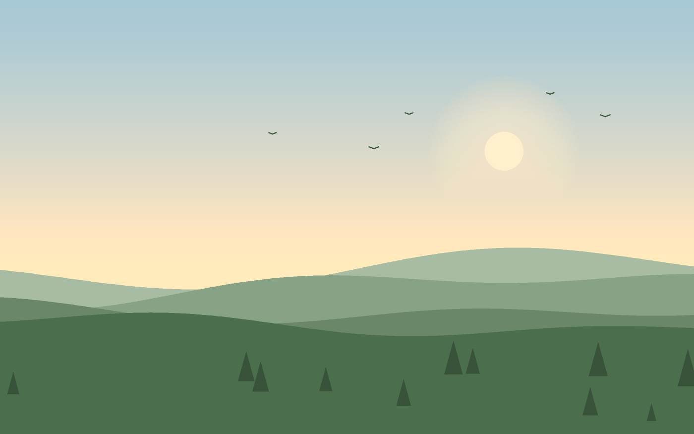 Landschaftsillustration