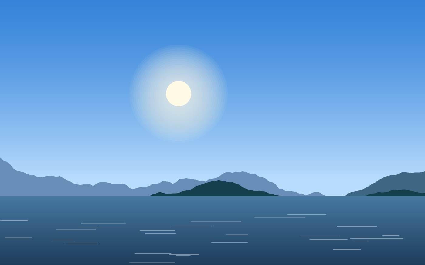 Landschapsillustratie