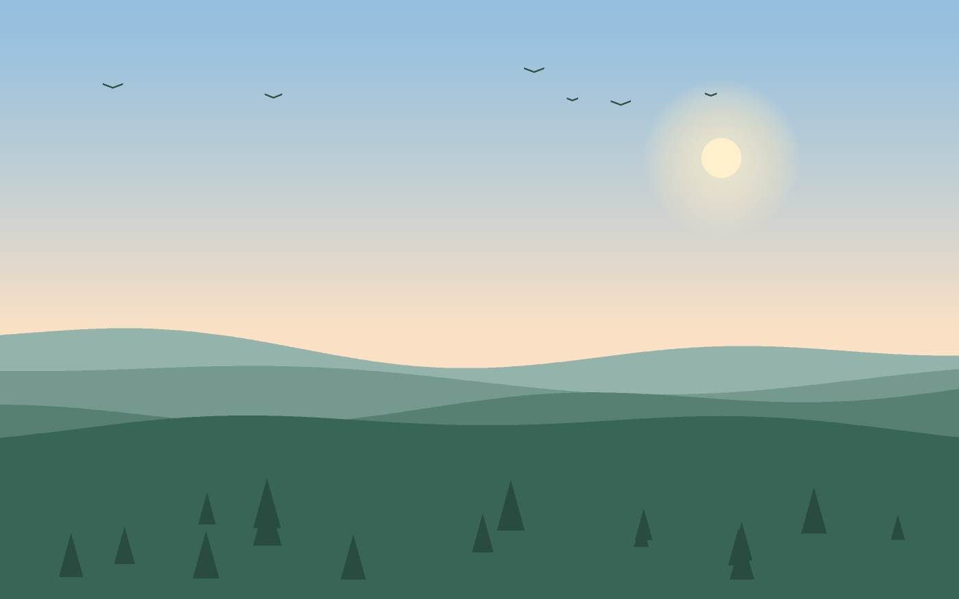 Landschaftsillustration