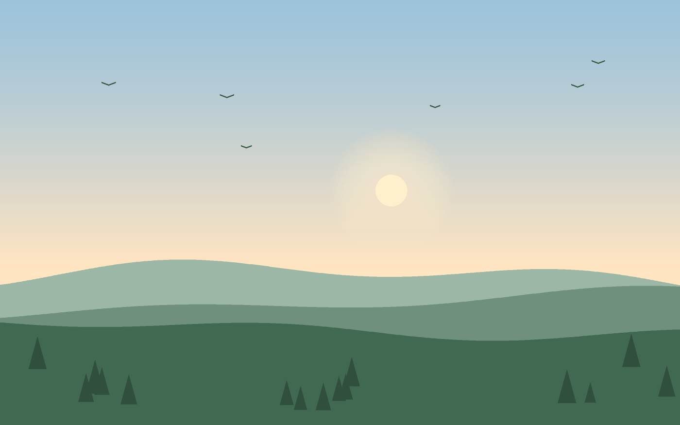 Ilustración de un paisaje