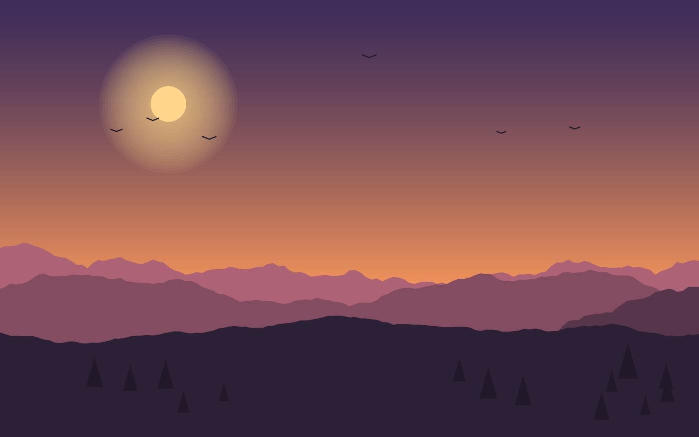 Ilustracja krajobrazu